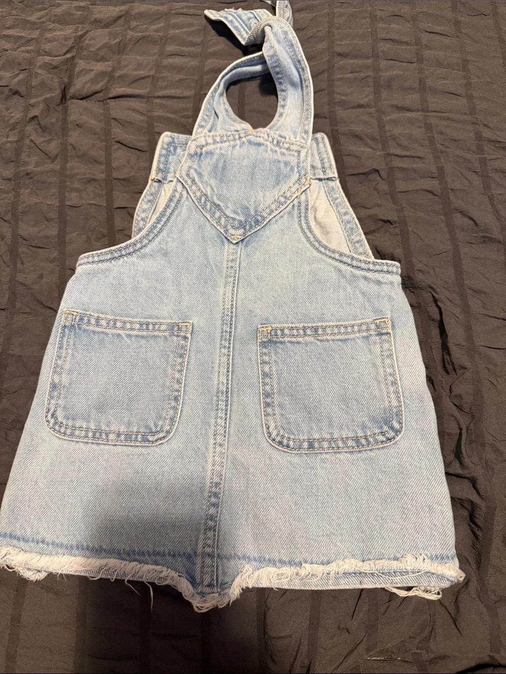 Old Navy Light Blue Denim Overall Skirt